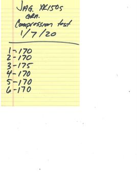 XK150 Compression test0001