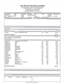 A12191 receipts