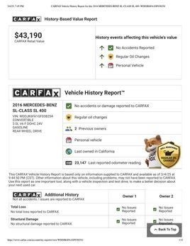 CARFAX WDDJK6 FA1 GF038254