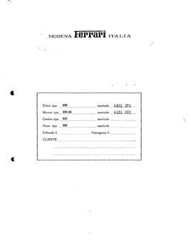 06431 Build Sheets