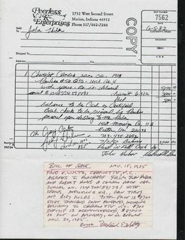 591791 vintage receipts